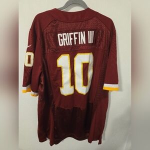 Nike On Field Authentic Jersey MEN 52 Robert Griffin III NFL Washington Redskins